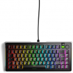 Glorious GMMK Pro Mechanical Keyboard, 75% - Pre-built, ISO UK Layout - white