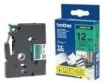Brother | TZe-731 Laminated Tape | Black on Green | TZe | 8 m | 1.2 cm
