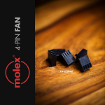 MDPC-X Molex 4-Pin Fan Connector Black