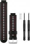 Garmin watch strap Forerunner 235, black/marsala red