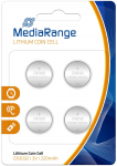 Lithium Coin Cell, CR2032, 3V, 220mAh, 4 pack