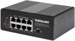 INTELLINET 8-Port PoE Gigabit Switch mit PoE-Passthrough
