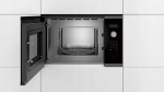 BOSCH Built in Microwave BFL524MS0, 800W, 20L, Black/Inox color