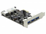 PCI ExprCard USB 3.0 3x ext 1x in