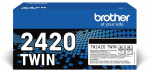 Brother TN2420 twin-pack black toners (3,000 pages/cartridge)