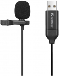 SANDBERG Streamer USB Clip Microphone