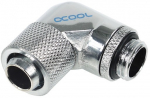 Alphacool 13/10 compression fitting 90&deg; revolvable G1/4 - Chrome