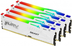Kingston DDR5 Fury Beast RGB 128GB (4x32GB) 5600MHz CL40 White