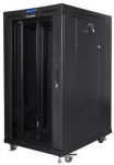 FLOOR-STANDING RACK CABINET 19" 22U 800X1000 BLACK LCD GLASS DOOR LANBERG (FLAT PACK) V2