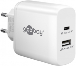 Goobay USB-C PD Dual Fast Charger 45W 65412