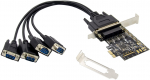CONCEPTRONIC PCI Express Card x1 4-Port RS232 DB9 Adapter