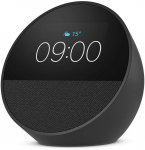Amazon Echo Spot (2024) smart alarm clock, black
