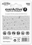 Rechargeable batteries everActive Ni-MH R03 AAA 550 mAh Infinity Line