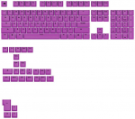 Glorious GPBT Basics Keycaps, ANSI Layout, PBT, EP