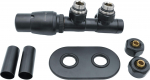 Thermostatic valve for bathroom radiator - left