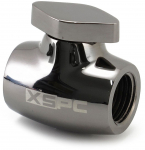 XSPC G1/4 Ball Valve Brass Black-Chrome