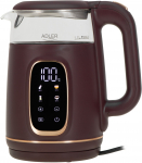 Adler AD 1305BU Electric kettle, temp. control, 1.7L, 2200W