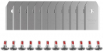 Segway Navimow Robot Lawn Mower Stainless Steel Blade Assembly, 12 pcs