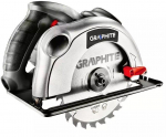 Circular saw 1200W Graphite circular saw blade 185 mm