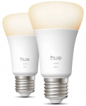 Philips Hue W 810 A60 2P EU | E27 | 7 W | Warm white to cool white light | Bluetooth, Zigbee