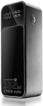 Powerbank 27 000mAh, 1x USB, 2x USB-C, 162,5W, QC4+, flashlight, LCD screen, black