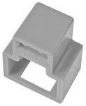 Blokada wtyku RJ45 przed nieautoryzowanym wypięciem, kolor szary (opakowanie 24 szt. + klucz) ALANTEC