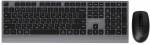 Gembird KBS-WPS-02-CYRL Dual-mode slim wireless desktop set, 2.4G+BT, RU layout