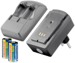 Photo Battery Plug-in charger - suitable for up to 2x RCR123A rechargeable batteries