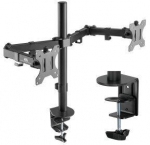 Maclean Double Desk Monitor LCD Bracket NC-884