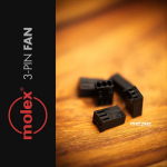 MDPC-X 3-Pin Fan Connector - Black