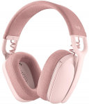 Logitech Zone Vibe 100 Rose Wireless Headphones with Mic