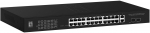 LevelOne Switch 24x GE GEP-2841 2xGSFP 19" 370W 24xPoE