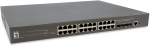 LevelOne Switch 24x GE GTP-2871 4x10GSFP19" 400W 24xPoE