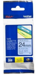 Brother TZ551 24mm Black on Blue Label Tape