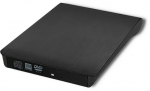 Qoltec external DVD/CD writer USB 3.0, black