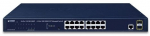 Planet IPv4/IPv6, 16-Port 10/100/1000Base-T + 2-Port 100/1000MBPS SFP L2/L4 SNMP Manageable Gigabit Ethernet Switch(supp