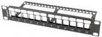 LANBERG patch panel blank 12 port 1U