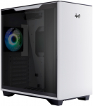 InWin A5 White Midi-Tower Tempered Glass Case with USB-C