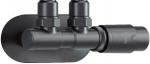 Thermostatic valve for bathroom radiator - right
