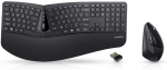 Zestaw bezprzewodowy klawiatura+mysz Perixx PERIDUO-605 Ergonomic czarny
