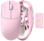 Lamzu Maya X Gaming Mouse, 8K, Wireless - Pink