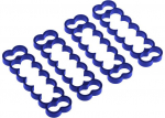 Alphacool Eiskamm Alu X14 - 4mm blue - 4 pcs
