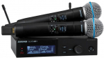 Shure SLXD24D+E/B58-G65 - dual digital wireless system with two transmitters/handheld microphones (470 - 606 MHz)