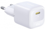 Wall Fast Charger EnerFill FN22 45W USB-C QC PD, White