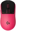 LOGITECH PRO X3 SUPERSTRIKE LIGHTSPEED Wireless Gaming Mouse, Magenta Eclipse