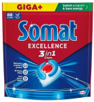 Dishwasher capsules Somat 3-in-1, 88 pcs