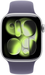 Apple Watch Series 11 (GPS + Cellular) 42 mm Lilla S&oslash;lv SmartWatch