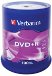 Verbatim DVD+R Matt Silver 4.7 GB 100 pc(s)