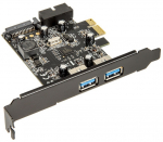 SilverStone SST-EC04-E PCIe card for 2 int./ext. USB 3.0 ports