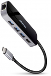 AXAGON HMC-6GL USB-Hub, 3x USB-3.0, 1x RJ-45, 1x HDMI